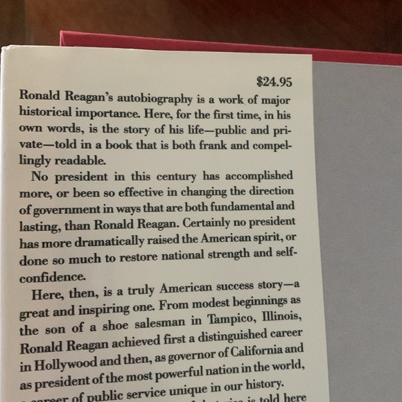 Ronald Reagan An American Life Hardcover Book Autobiography - Picture 9 of 16